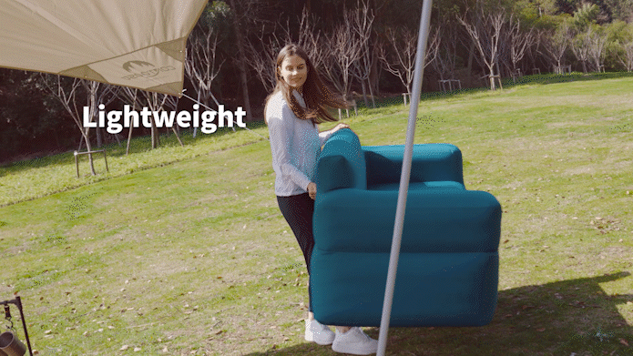 Canapea gonflabilă versatilă