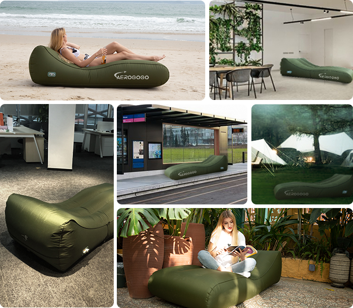 Canapea gonflabilă versatilă